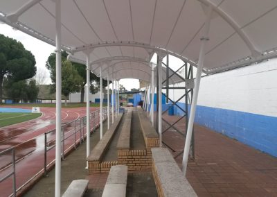 Cubiertas para graderío | Santiago Bermejo Oroz - Arquitecto