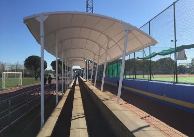 Cubiertas para graderío | Santiago Bermejo Oroz - Arquitecto