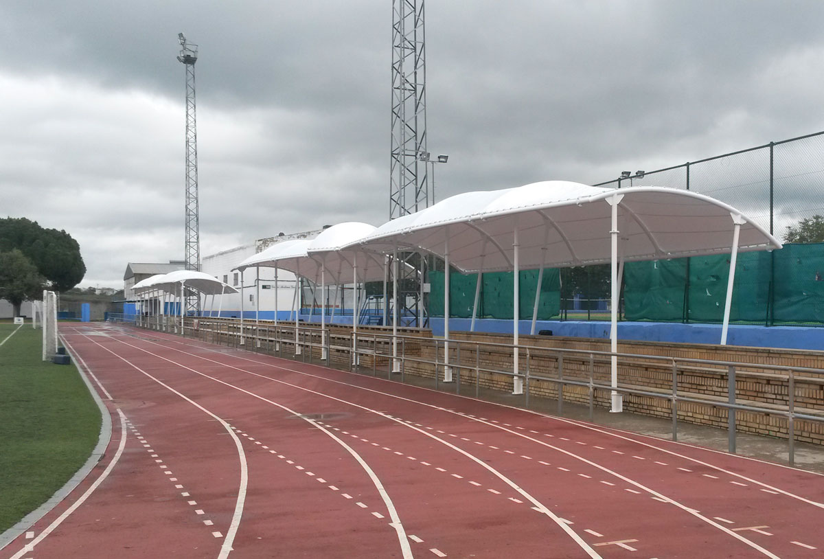 Cubiertas para graderío | Santiago Bermejo Oroz - Arquitecto